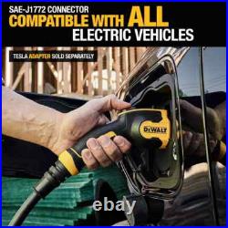 DEWALT Level-2 Portable EV Charger up to 16 Amps, 120-240V AC, 25 Ft. Cable