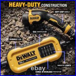 DEWALT Level-2 Portable EV Charger up to 16 Amps, 120-240V AC, 25 Ft. Cable