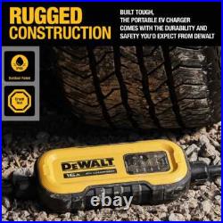DEWALT Level-2 Portable EV Charger up to 16 Amps, 120-240V AC, 25 Ft. Cable