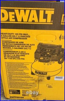 DEWALT Portable Pancake Compressor DWFP55126 120V 165 PSI 6 Gallon Easy Start
