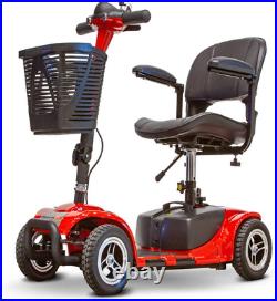 Deluxe Portable Electric Mobility Scooter 4 Wheel for Seniors and Adults Comes