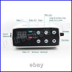 Dental Electric Micromotor Motor with Water Tank Portable Practice USA