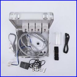 Dental Portable Delivery Unit/System Rolling Box Weak Suction Air Compressor USA