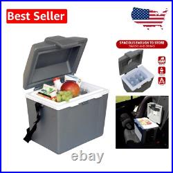 Durable Insulated Electric Cooler with Warming & Cooling 9.8 Qt for Road Trips