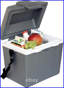 Durable Insulated Electric Cooler with Warming & Cooling 9.8 Qt for Road Trips