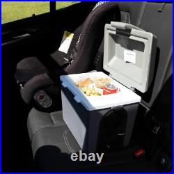Durable Insulated Electric Cooler with Warming & Cooling 9.8 Qt for Road Trips