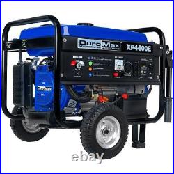 Duromax XP4400E 4400-W Portable RV Ready Gas Powered Generator with Electric Start