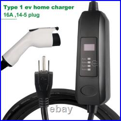 EV Charger 16A Electric Car Portable Charging Cable NEMA6-20 EVSE 110V-220V USA