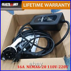 EV Charger 16A Electric Car Portable Charging Cable NEMA6-20 EVSE 110V-220V USA