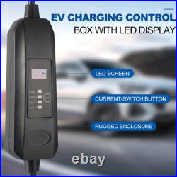 EV Charger 16A Electric Car Portable Charging Cable NEMA6-20 EVSE 110V-220V USA