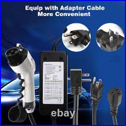 EV Charger 16A Electric Car Portable Charging Cable NEMA6-20 EVSE 110V-220V USA