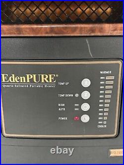 EdenPURE Personal A4887/RTL Quartz Infrared Portable Heater 45KX 1000W Made-USA