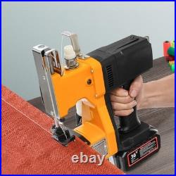 Electric Bag Stitching Closer Portable Wireless Sack Seal Sewing Machine Kit USA