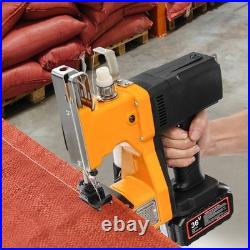 Electric Bag Stitching Closer Portable Wireless Sack Seal Sewing Machine Kit USA
