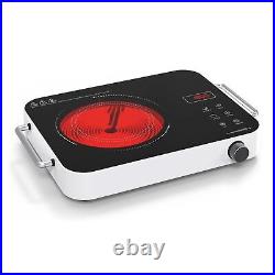 Electric Cooktop 110v, Portable Electric Stove 1800W Electric Infrared Hot Pl