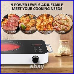 Electric Cooktop 110v, Portable Electric Stove 1800W Electric Infrared Hot Pl