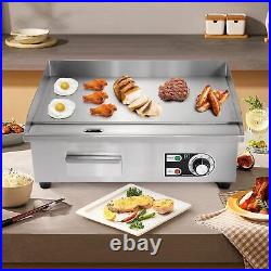 Electric Griddle 22 Commercial Flat Top Grill Countertop Griddle Hot Plate