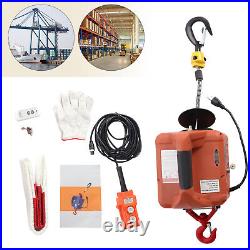 Electric Hoist Winch Portable Crane Lift 440lbs with Wireless Remote Control USA