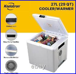 Electric Portable Cooler Plug in 12V Car Cooler/Warmer 29 qt 27 L, No Ice The