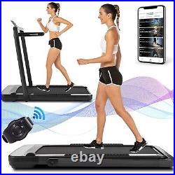 Electric Treadmill 2.25HP Portable Under Desk Fitness Running Machine Black USA