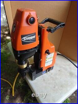 FEIN JHM USA101, 120V, SLUGGER PORTABLE MAGNETIC DRILL with bits in case