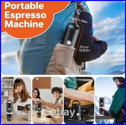 FUNYKICH Portable Electric Espresso Machine with Outdoor Carrying Bag, Travel Ca