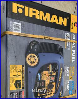 Firman Inverter Generator 3200W Running / 4000W Peak. Dual Fuel