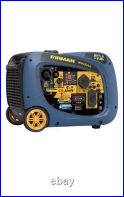 Firman Inverter Generator 3200W Running / 4000W Peak. Dual Fuel
