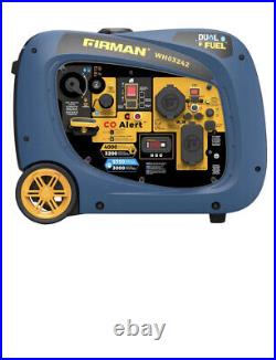 Firman Inverter Generator 3200W Running / 4000W Peak. Dual Fuel