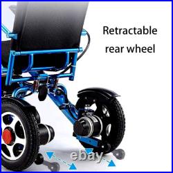 Folding Electric Power Wheelchair Lightweight Portable Wheel Chair Motorized USA