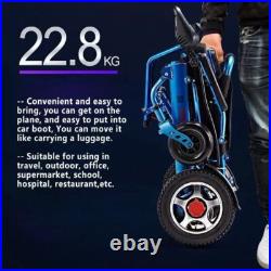 Folding Electric Power Wheelchair Lightweight Portable Wheel Chair Motorized USA
