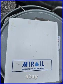 Fryer Oil Filter System Portable Electric 55LB Capacity MirOil BD505 TESTED