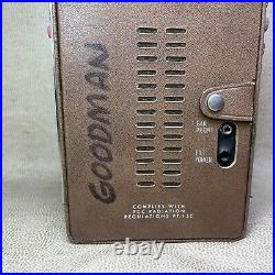 GE AM/FM 15 Transistor Radio 1965 GENERAL ELECTRIC Portable P975E Works (Video)