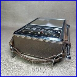 GE AM/FM 15 Transistor Radio 1965 GENERAL ELECTRIC Portable P975E Works (Video)