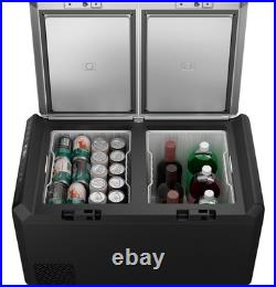 GE Profile PRV03ATTBB 75L Dual Zone Cooler Freezer AC/DC USB LED Portable NEW