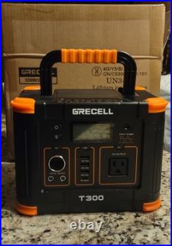 GRECELL 300W Portable Power Station 288Wh Solar Generator Backup Battery Camping