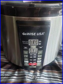 GW22606 GoWISE 8 QUART electric programmable stainless pressure cooker unused