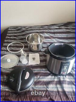 GW22606 GoWISE 8 QUART electric programmable stainless pressure cooker unused