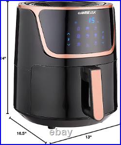 GW22955 7-Quart Electric Air Fryer with Dehydrator & 3 Stackable Racks, Digital