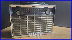 General Electric P-865b Large Am/fm Transistor Radio Tested Works