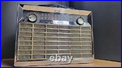 General Electric P-865b Large Am/fm Transistor Radio Tested Works