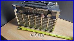 General Electric P-865b Large Am/fm Transistor Radio Tested Works