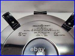 HEALTH CRAFT USA K7273 LIQUID CORE ELECTRIC SKILLET Frying Pan (MINT Condition)