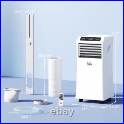 HOMCOM Portable Air Conditioner with 4 Modes, Coverage