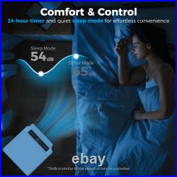 HOMCOM Portable Air Conditioner with 4 Modes, Coverage