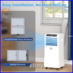 HOMCOM Portable Air Conditioner with 4 Modes, Coverage