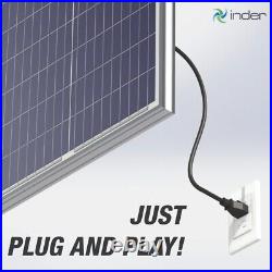 INDER Solar Panel Plug and Play 100W 120V AC with micro inverter Kit Solar