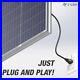 INDER Solar Panel Plug and Play 100W 120V AC with micro inverter Kit Solar