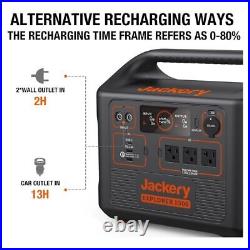 Jackery Explorer 1500 Portable Power Station with 2x SolarSaga 100