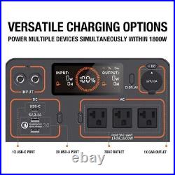 Jackery Explorer 1500 Portable Power Station with 2x SolarSaga 100